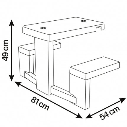 Smoby Spielhauszubehör – Picknicktisch