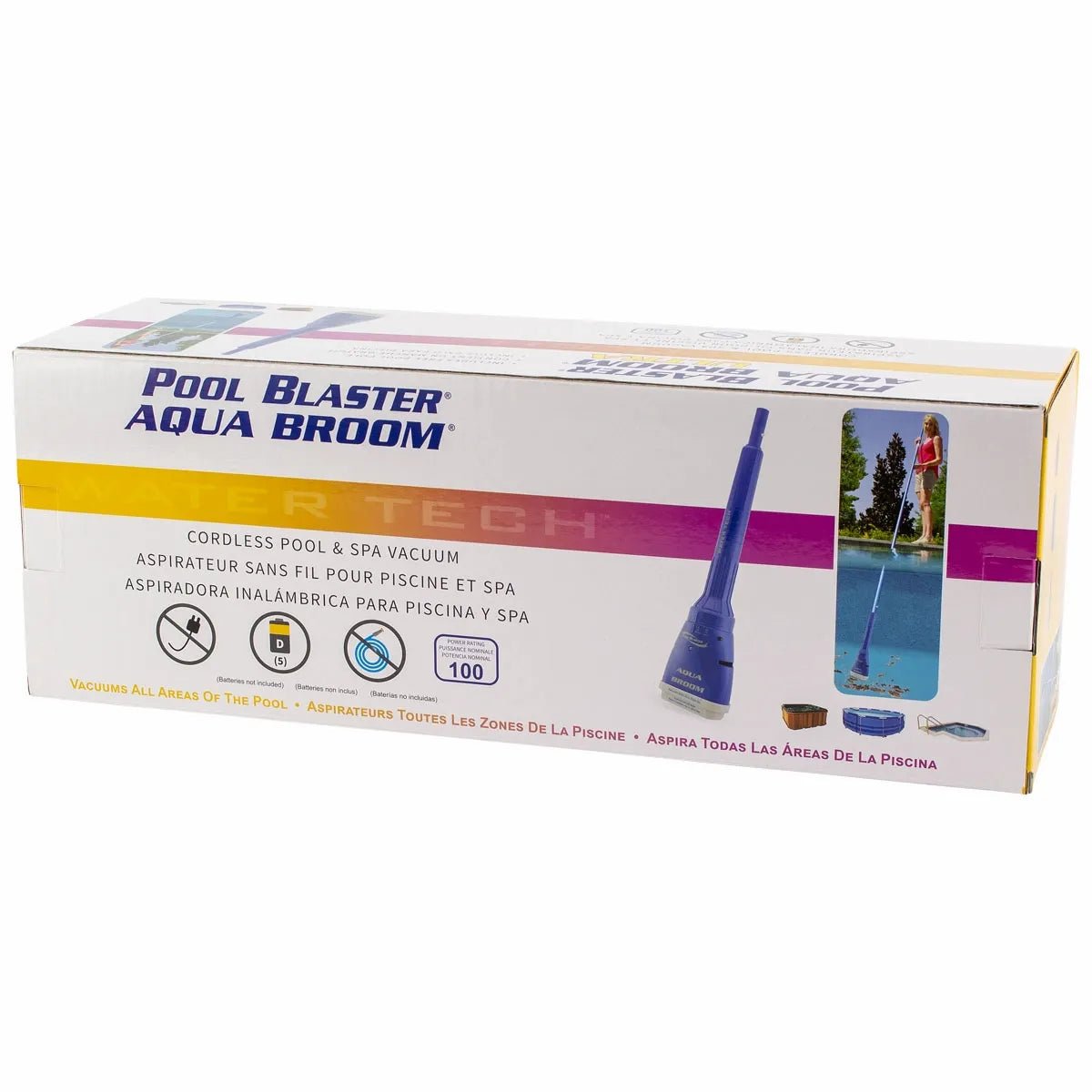 Pool Blaster Aqua Broom ULTRA spa- en zwembadstofzuiger (met steel) - Azzura Pool
