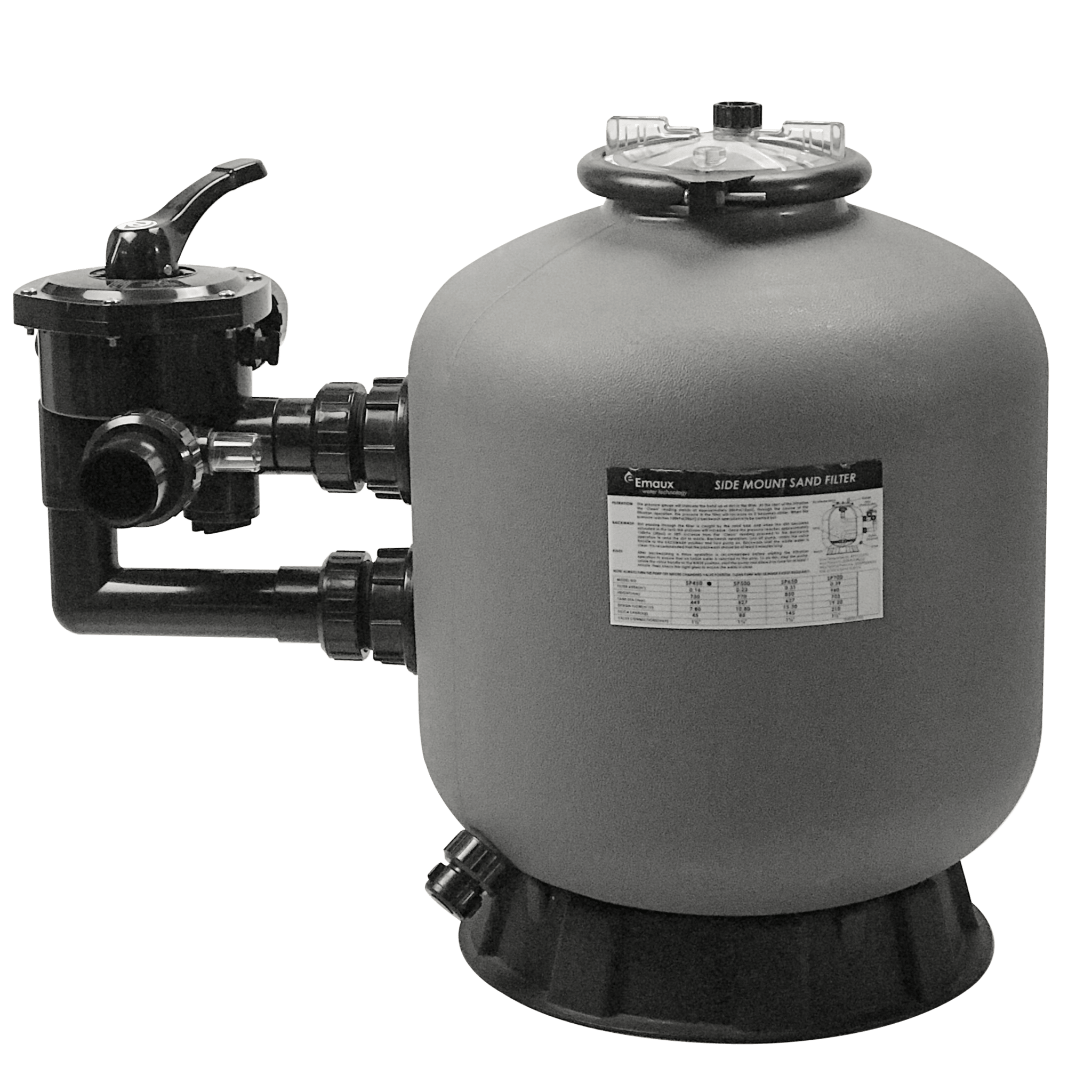 Poolex HDPE-450 Opti side mount zandfilter 7,8 m³ - Azzura Pool