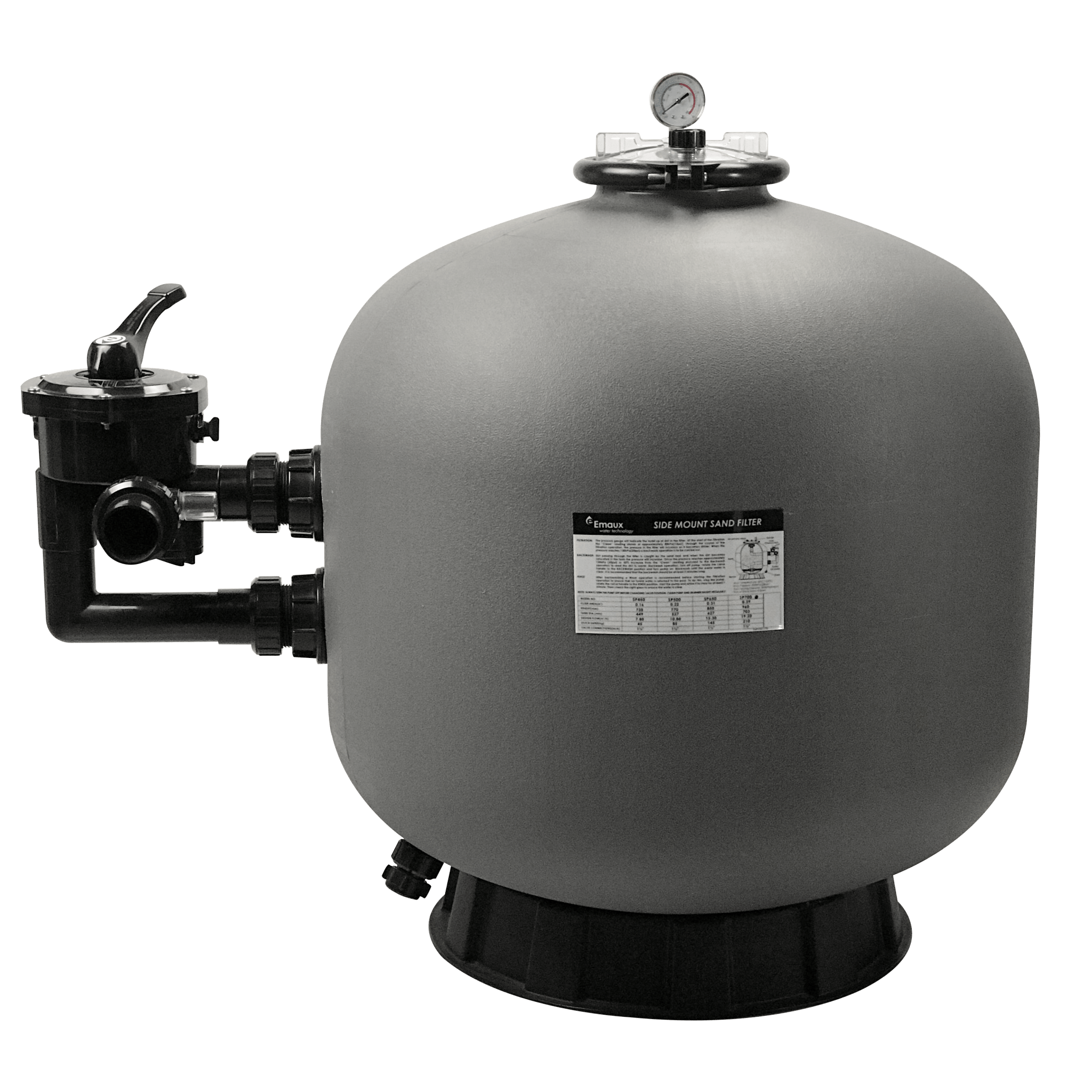 Poolex HDPE-450 Opti side mount zandfilter 7,8 m³ - Azzura Pool