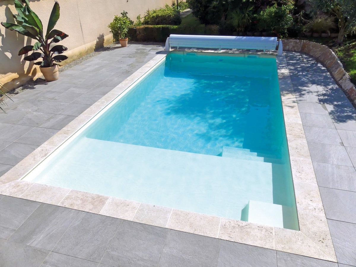 Prado Plage Wit Polyester zwembad - 810 cm x 400 cm x 150 cm - Azzura Pool