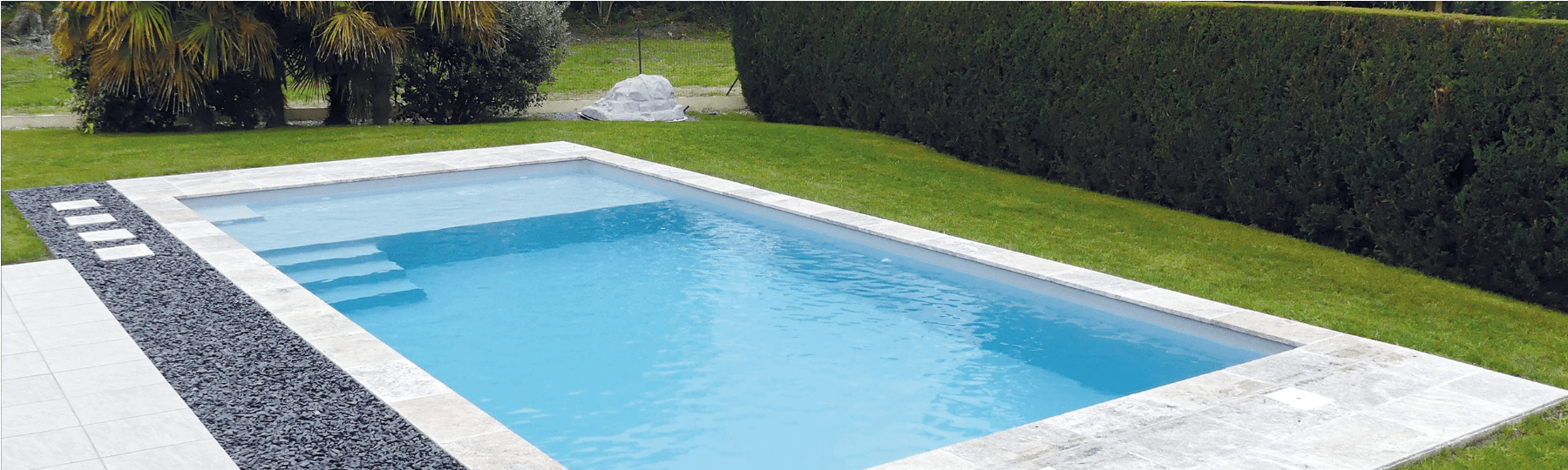 Prado Plage Wit Polyester zwembad - 810 cm x 400 cm x 150 cm - Azzura Pool
