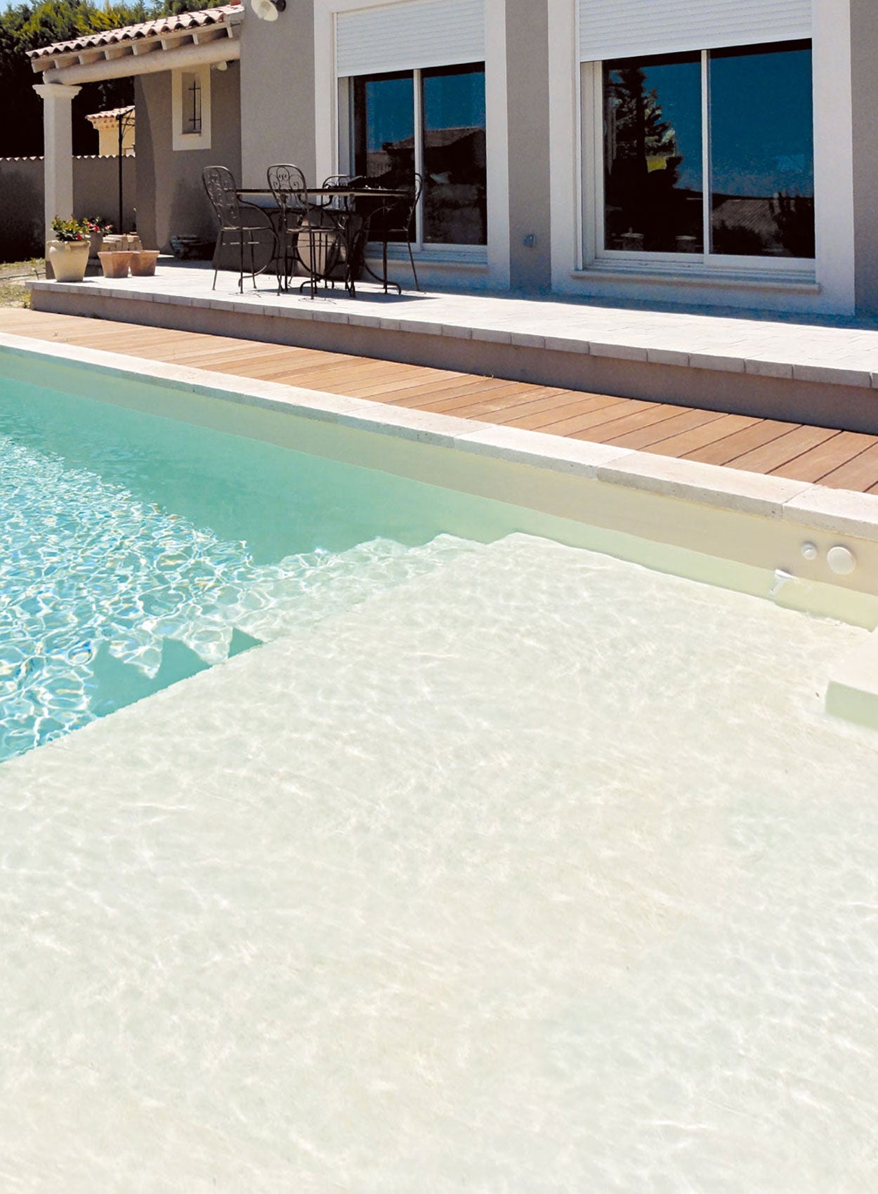 Prado Plage XL Grijs Polyester zwembad - 1050 cm x 410 cm x 150 cm - Azzura Pool