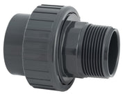 PVC 3/3 koppeling 63mm lijmverbinding x buitendraad 2" - Azzura Pool