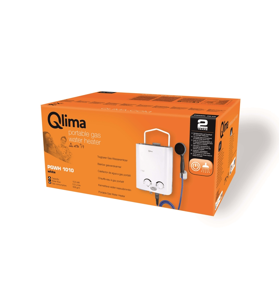 Qlima Mobiele Douche 2-in-1 PGWH 1010 – Wit - Azzura Pool
