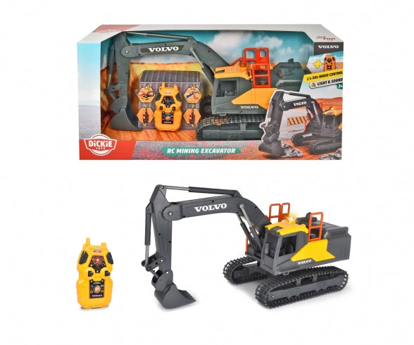 Excavadora de ruedas Volvo RC – Dickie Toys – 60 cm