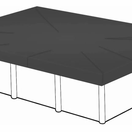 Cobertor de invierno para piscina rectangular 800 cm x 400 cm