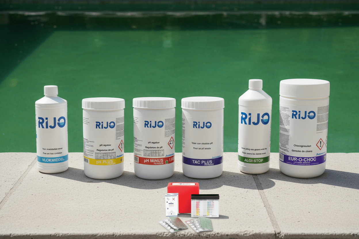 Rijo Helder Water Set – Complete oplossing voor groen zwembadwater - Azzura Pool