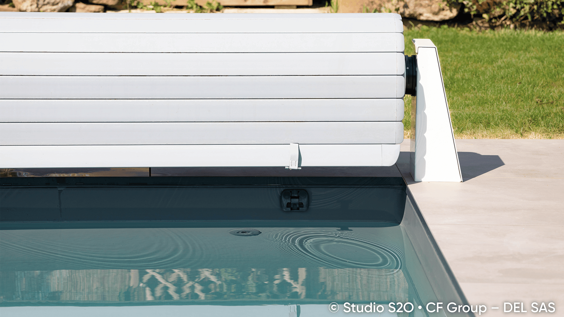 Rolleasy 2 Electrisch oprolsysteem tot 4 meter - Wit - Azzura Pool