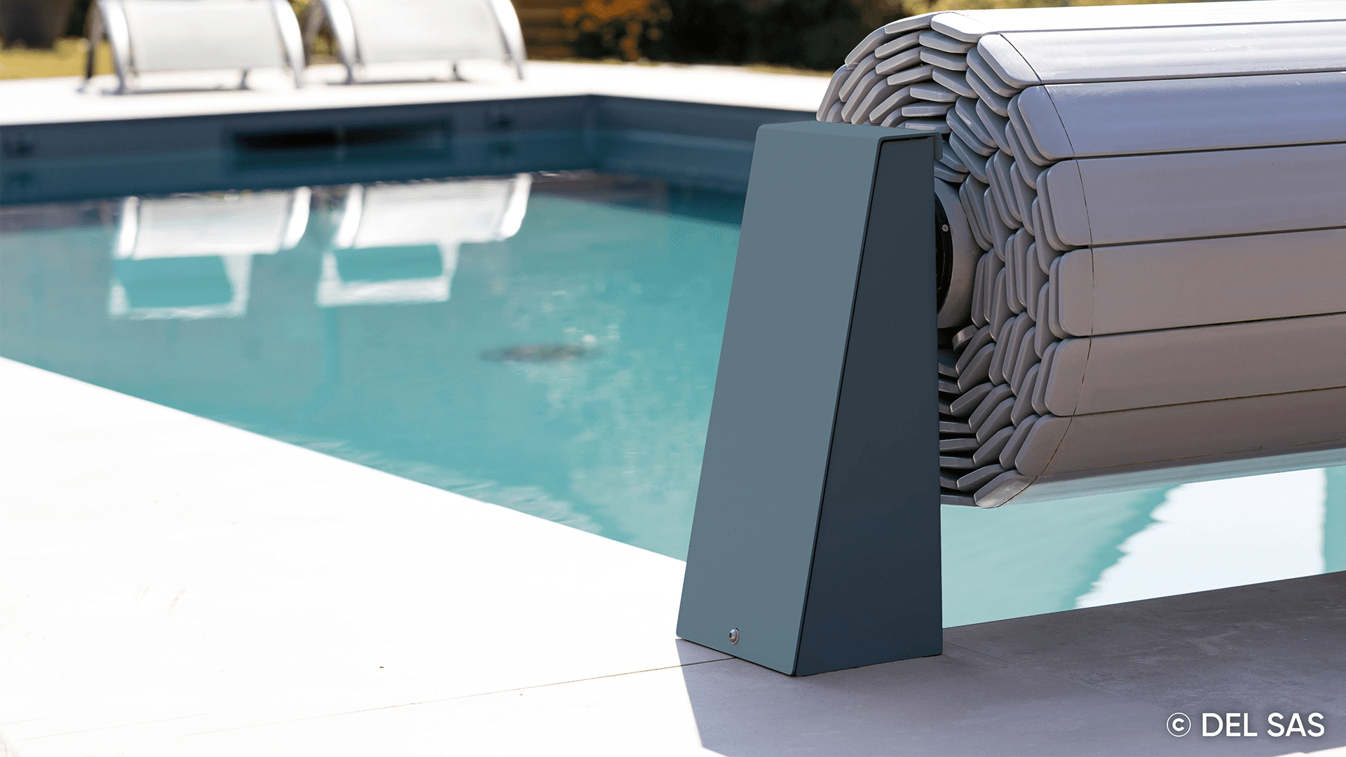 Rolleasy 2 Electrisch oprolsysteem tot 4 meter - Wit - Azzura Pool