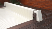 Rolleasy 2 Electrisch oprolsysteem tot 4 meter - Wit - Azzura Pool