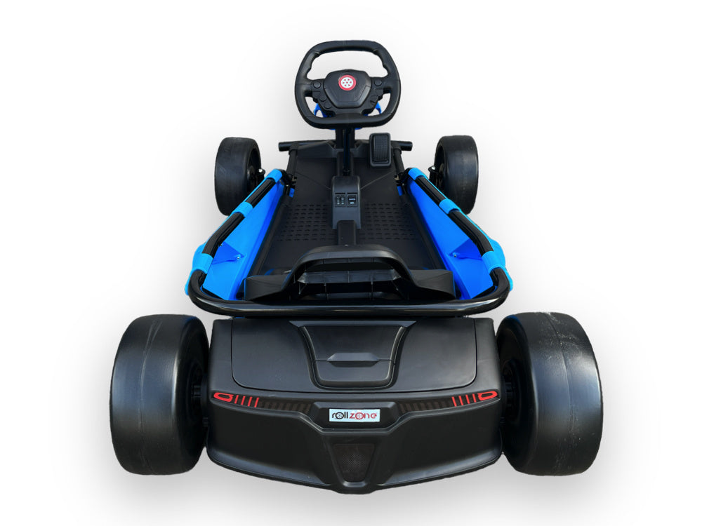 Rollzone Drift Go-Kart, 24 Volt Lithium Kart Met 200 Watt Motoren, Nieuwe Editie!
