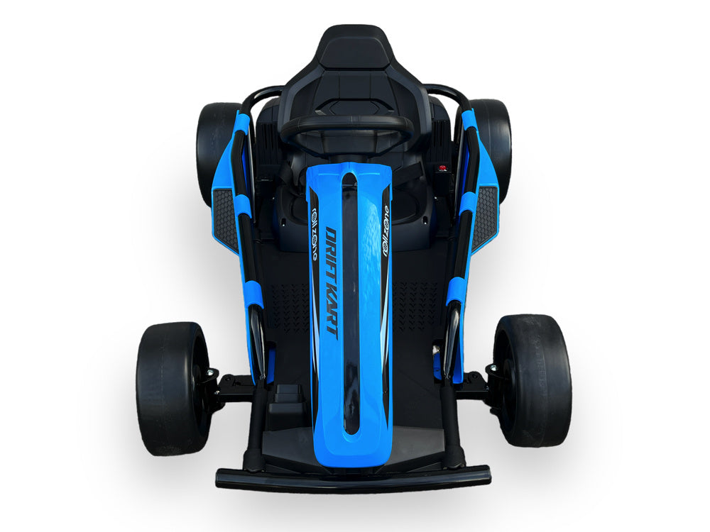 Rollzone Drift Go-Kart, 24 Volt Lithium Kart Met 200 Watt Motoren, Nieuwe Editie!