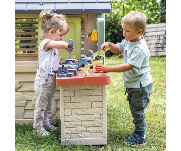 Smoby speelhuis accessoire - Zomer werkbank
