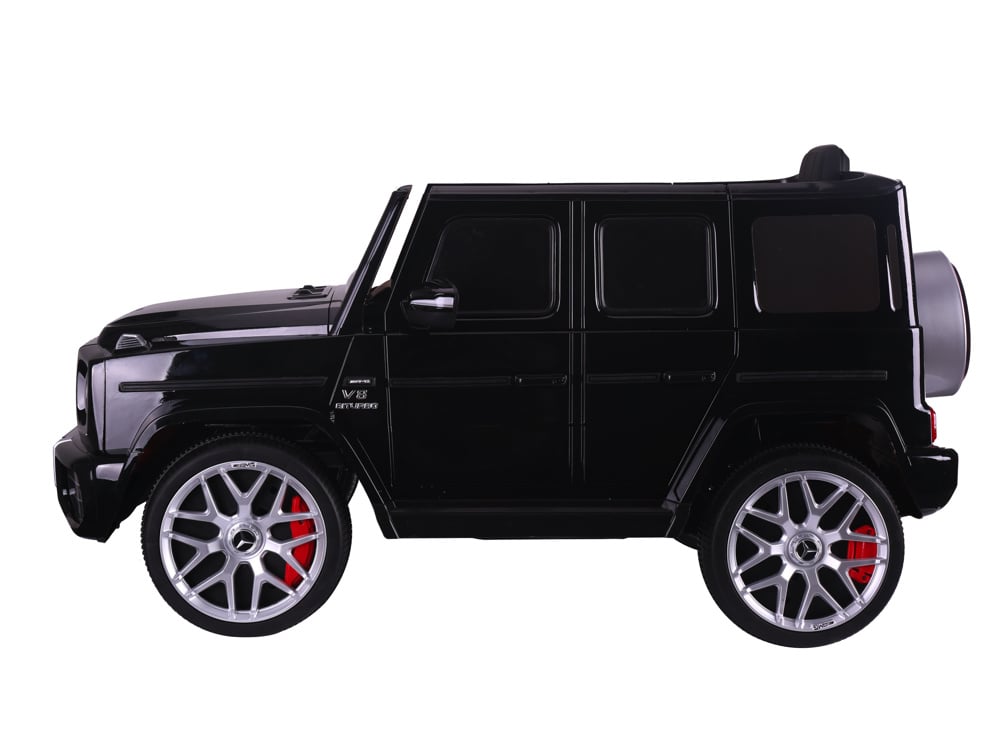 Mercedes G63, Kinderauto Met Lithium Accu, Rubberen Banden, Leder Zitje
