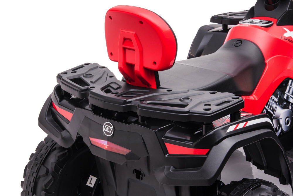 24 Volt Lithium Elektrische Quad, 4 Motoren, Rubberen Banden, Leder Zitting En Meer!