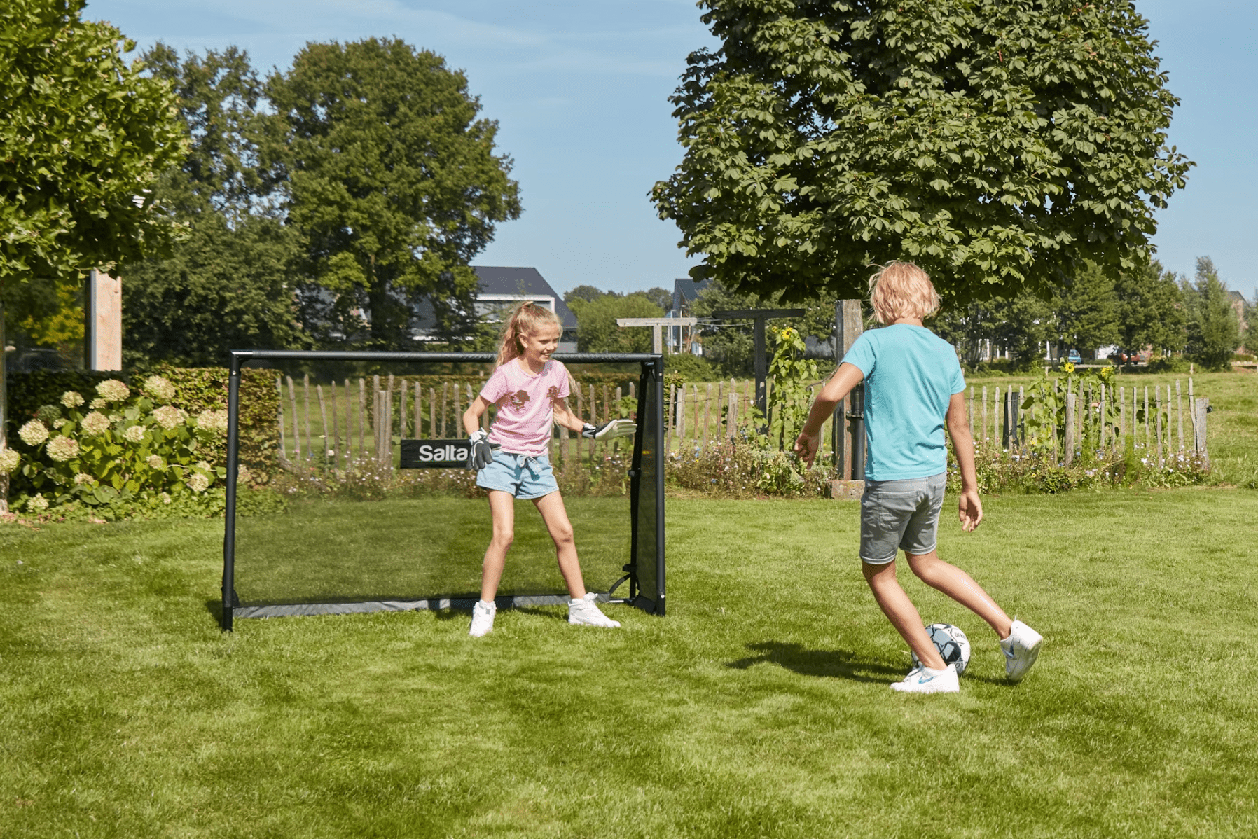 Salta Legend Voetbaldoel 180 x 120 cm – Zwart - Azzura Pool