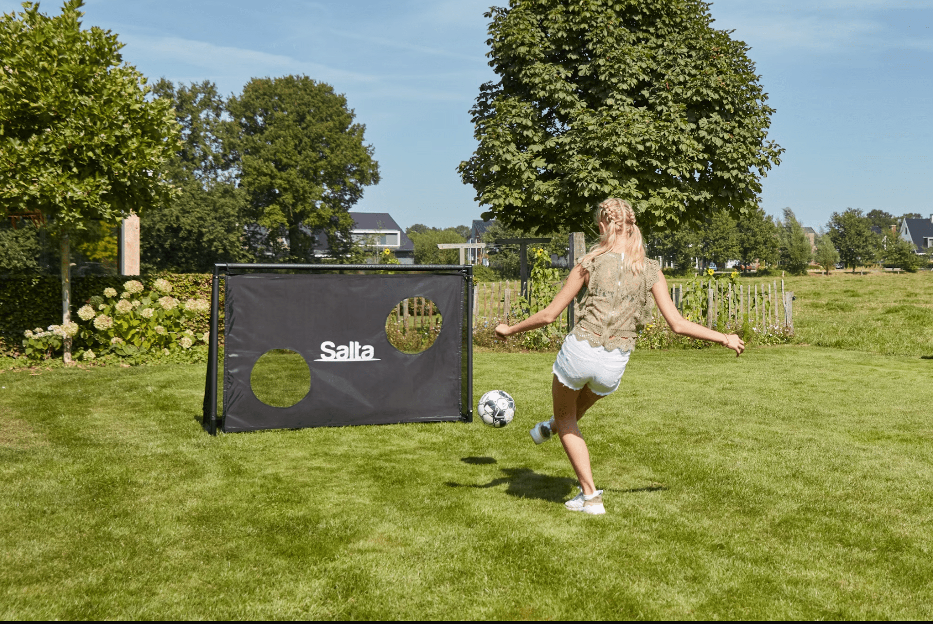 Salta Legend Voetbaldoel 180 x 120 cm – Zwart - Azzura Pool
