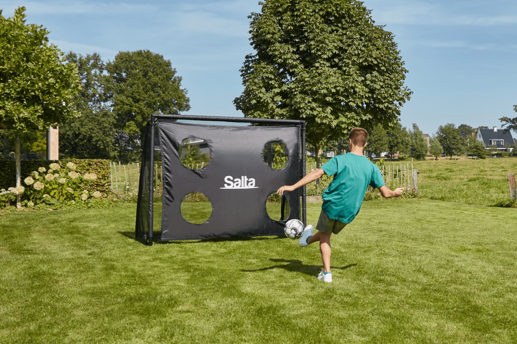 Salta Legend Voetbaldoel 220 x 170 cm – Zwart - Azzura Pool