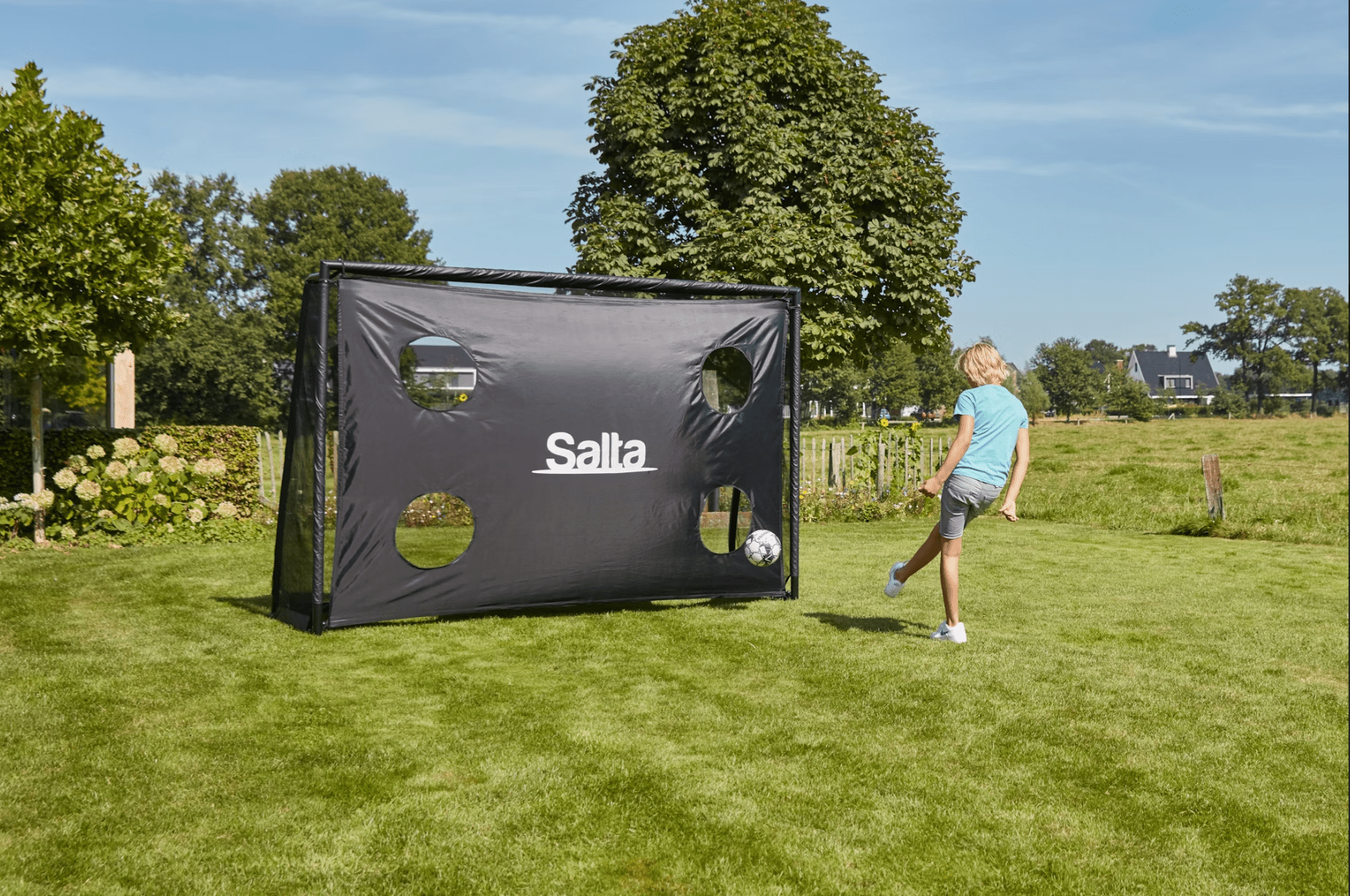 Salta Legend Voetbaldoel 300 x 200 cm – Zwart - Azzura Pool