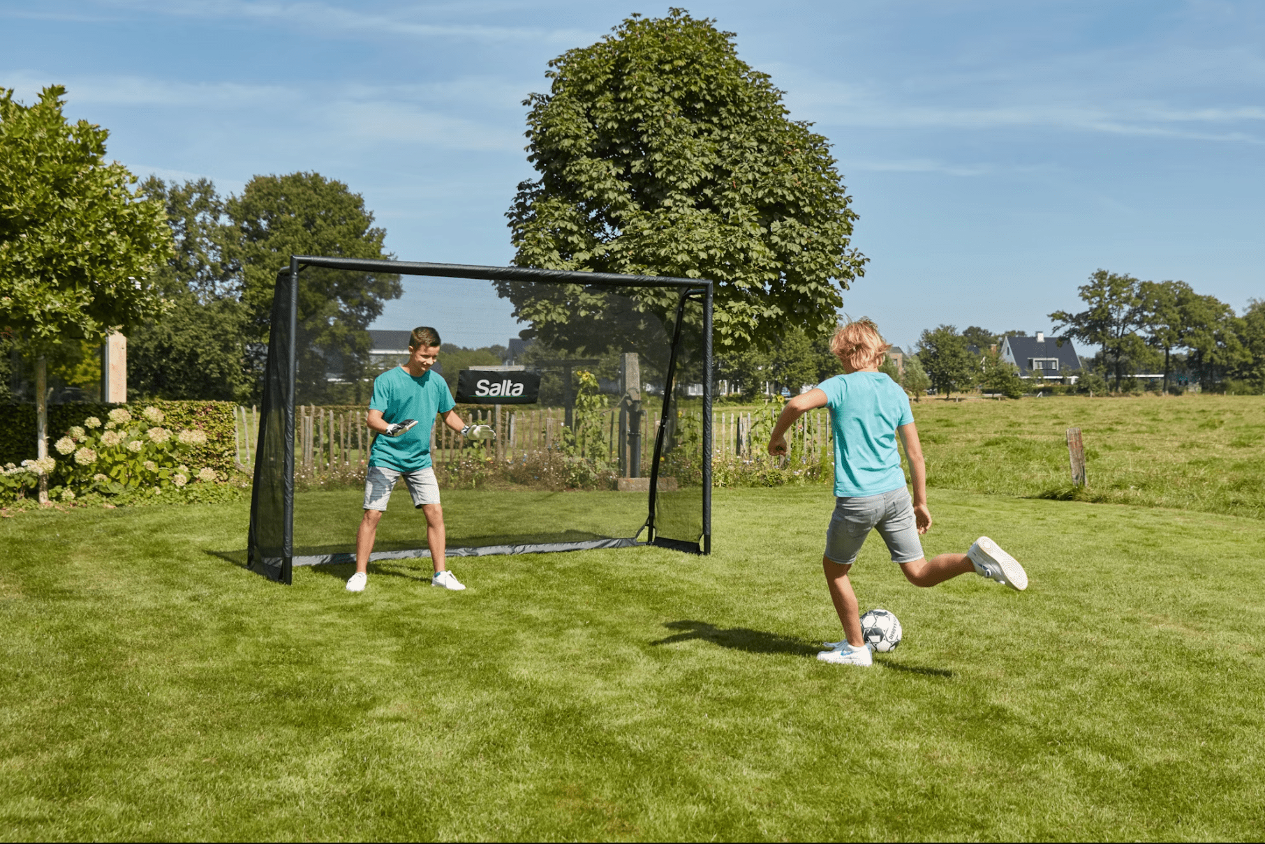Salta Legend Voetbaldoel 300 x 200 cm – Zwart - Azzura Pool