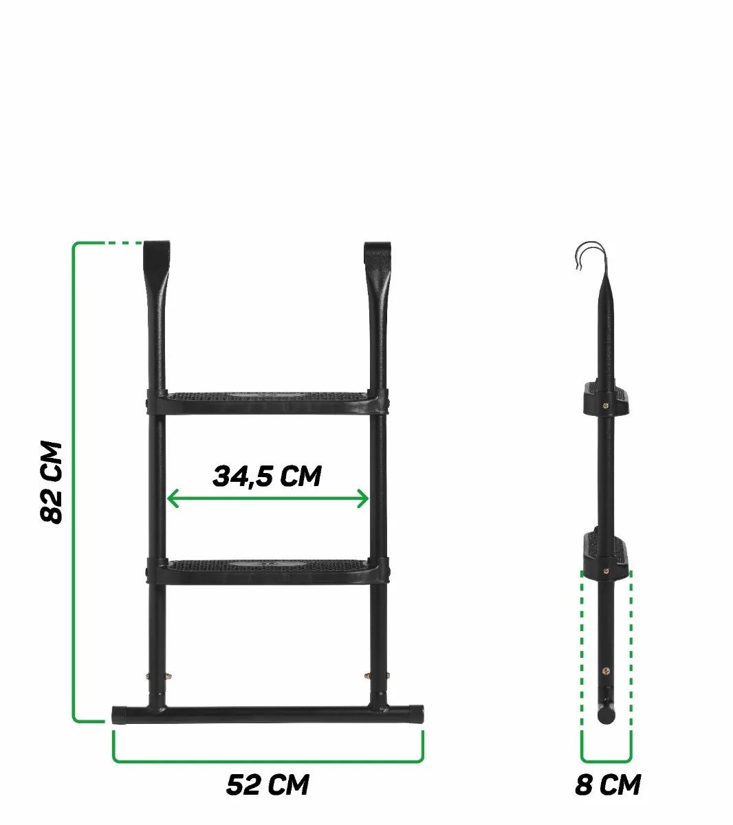 Salta trampoline trap M voor framehoogte van 65 - 77 cm - Azzura Pool
