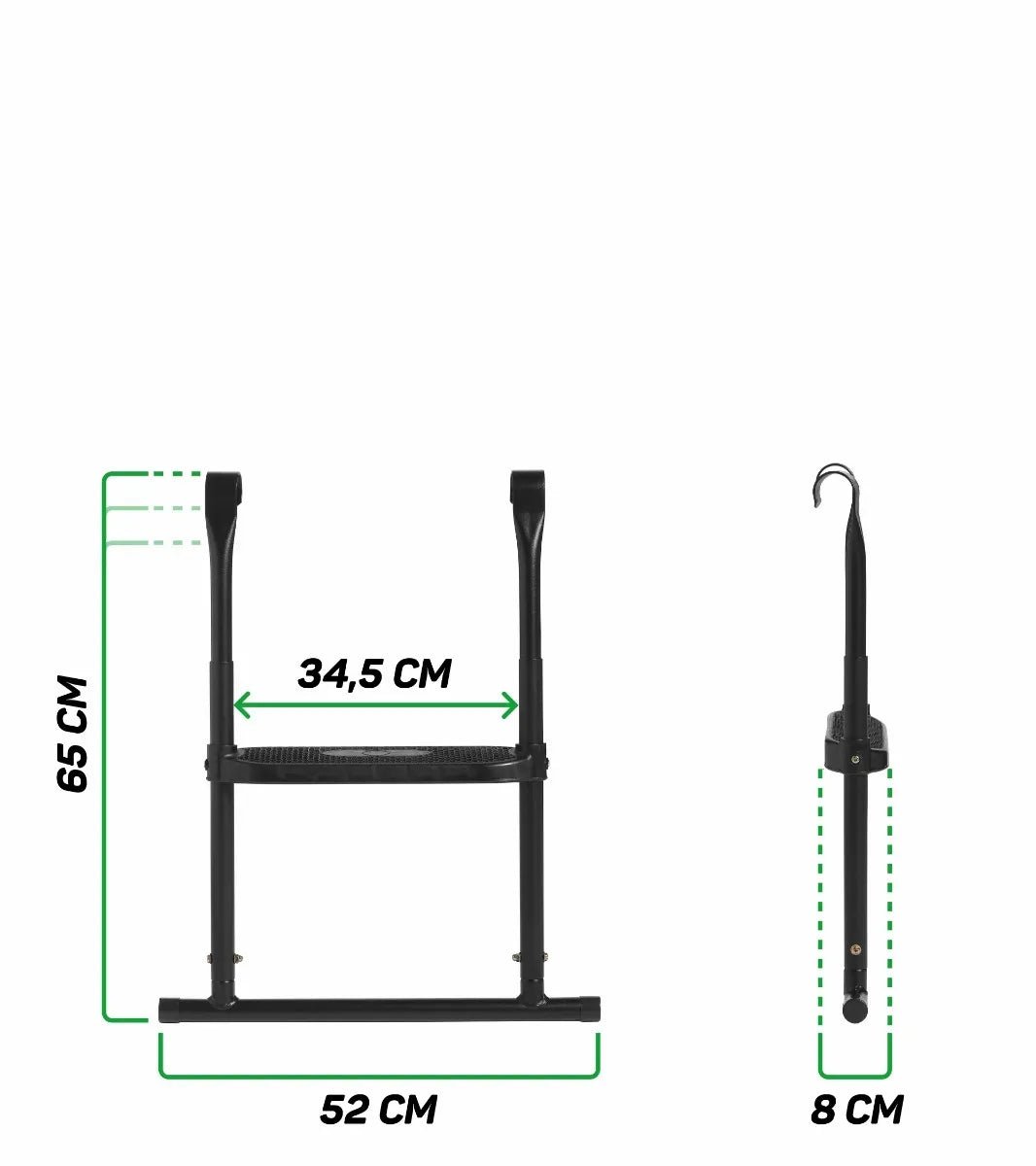 Salta trampoline trap S voor framehoogte van 50 - 63 cm - Azzura Pool