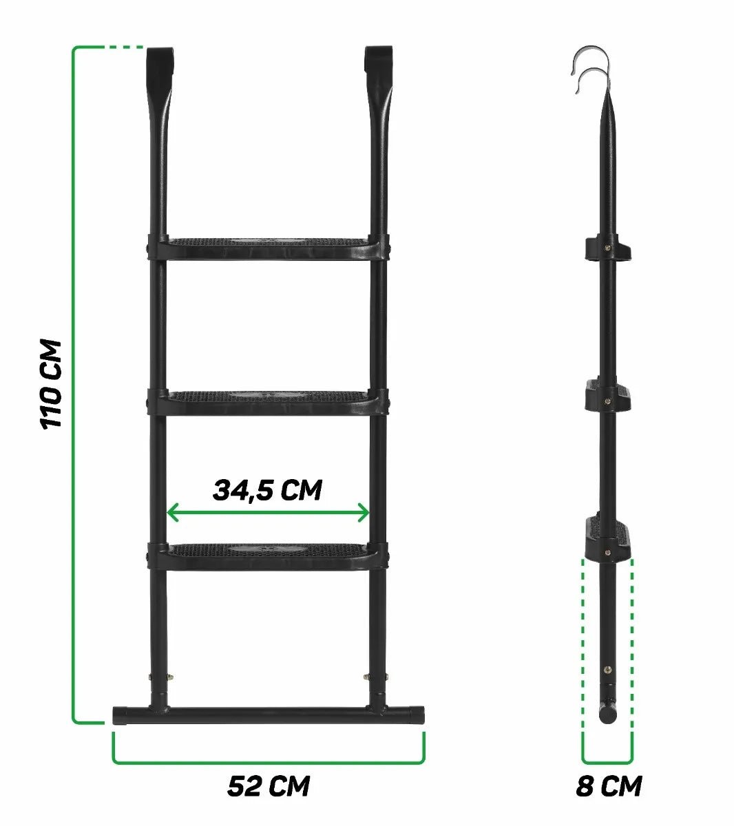 Salta trampoline trap XL voor framehoogte van 95 - 105 cm - Azzura Pool