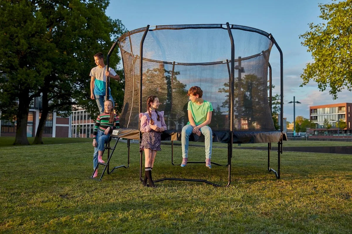 Salta Premium Black Edition Trampolin - Ø 251 cm - Schwarz