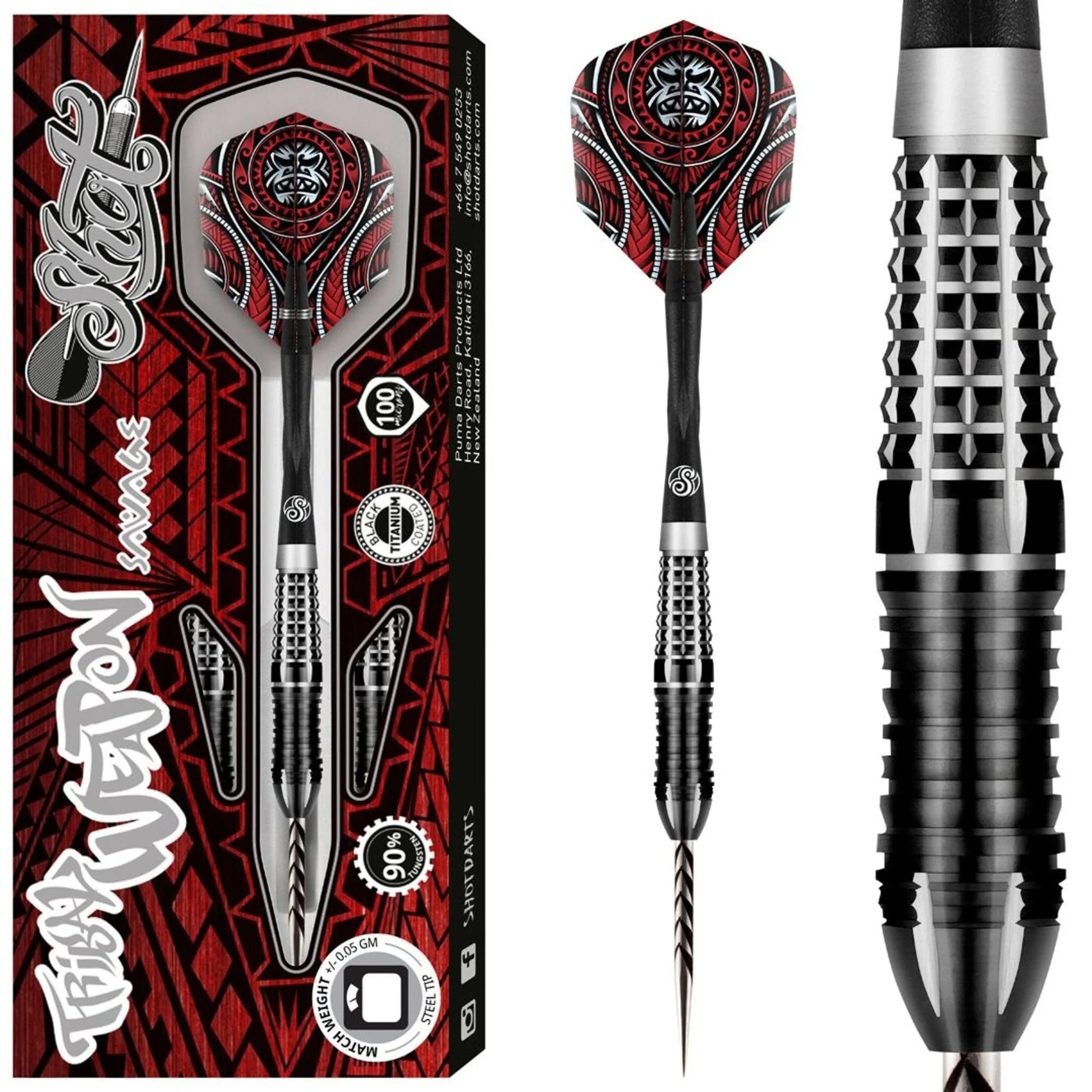 Shot Tribal Weapon Savage 90% – Dartpijlen, 26g - Azzura Pool