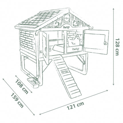Smoby Kippenhok Cluck Cluck Cottage