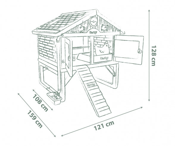 Smoby Kippenhok Cluck Cluck Cottage