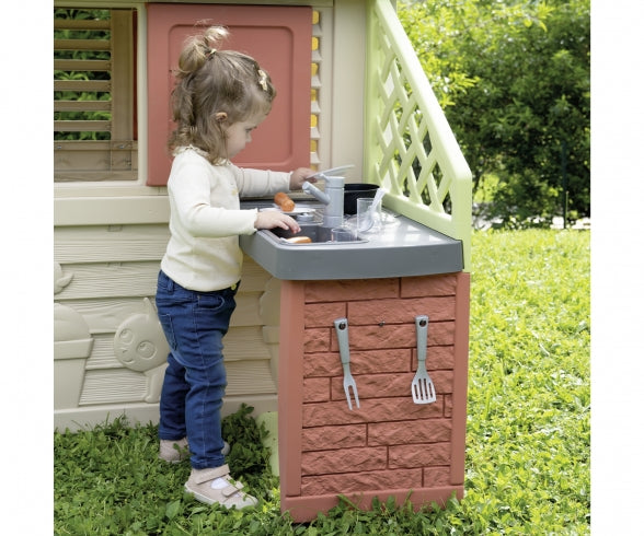 Smoby Speelhuis Nature + Keuken