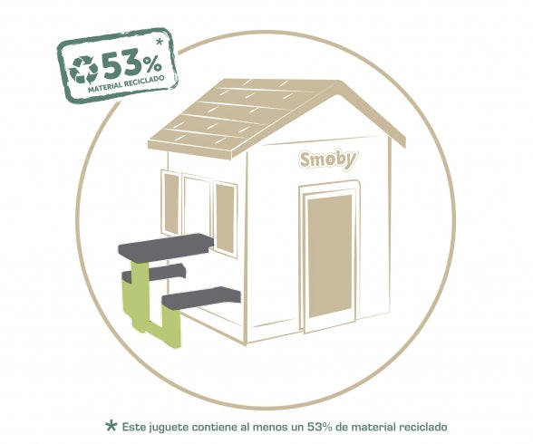 Smoby speelhuis accessoire - Picknicktafel