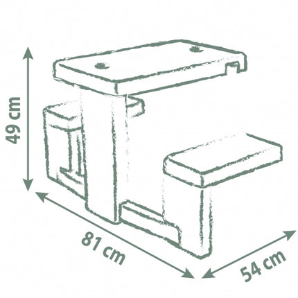 Accesorio para casa de juegos Smoby: mesa de picnic