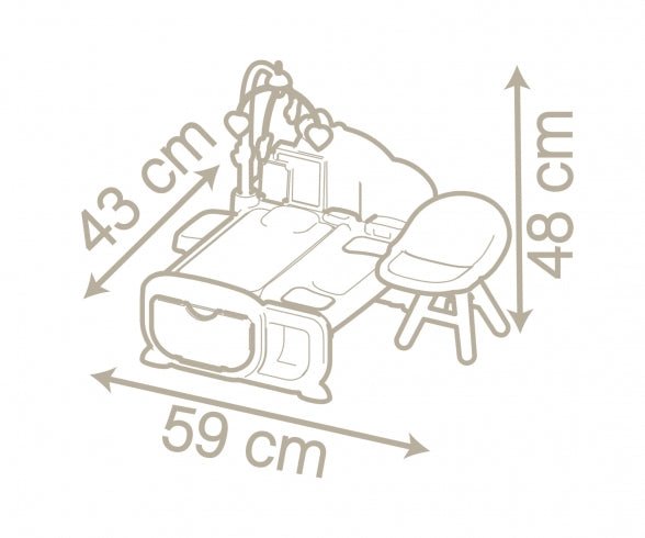 Smoby Baby Nurse Cocoon Nursery - Azzura Pool