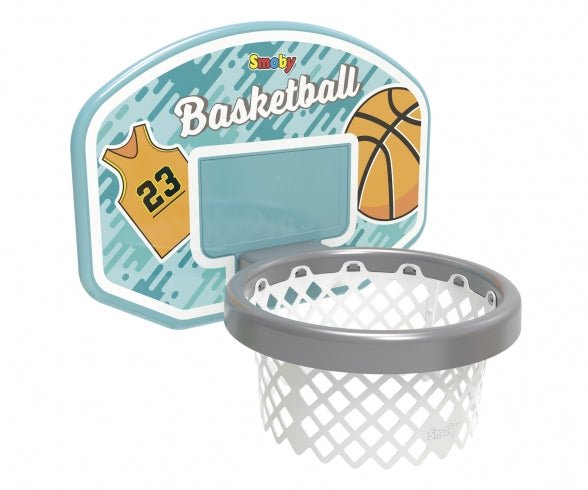 Smoby Basketbal Mand - 3-in-1 voor Glijbanen - Azzura Pool