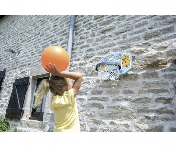 Smoby Basketbal Mand - 3-in-1 voor Glijbanen - Azzura Pool