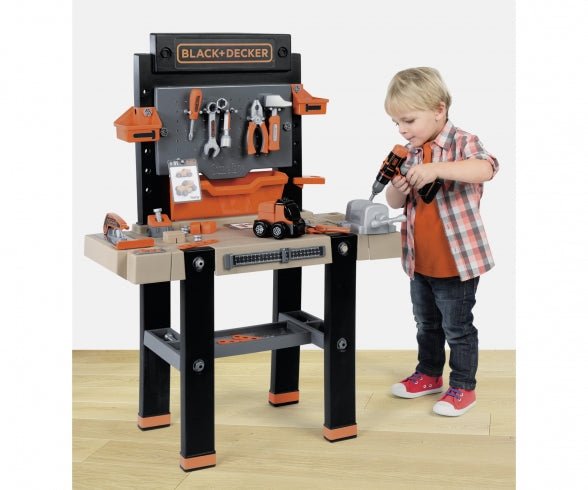 Smoby Black + Decker Bricolo Ultimate Speelgoed Werkbank - Azzura Pool