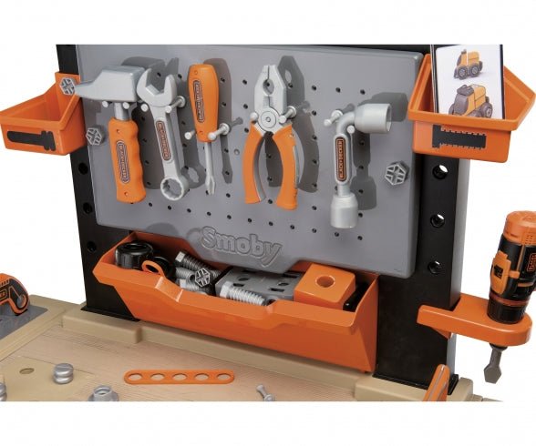 Smoby Black + Decker Bricolo Ultimate Speelgoed Werkbank - Azzura Pool