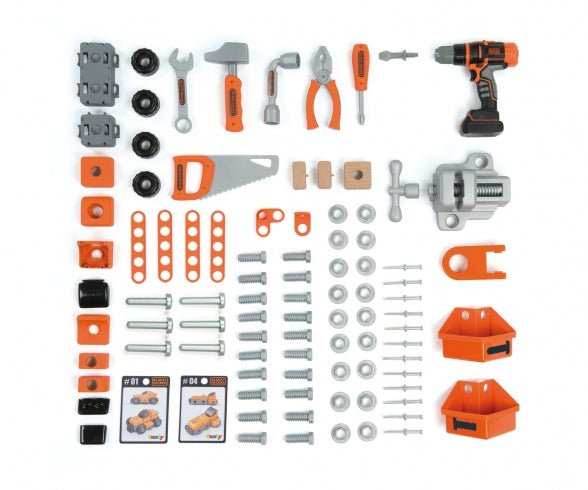 Smoby Black + Decker Bricolo Ultimate Speelgoed Werkbank - Azzura Pool