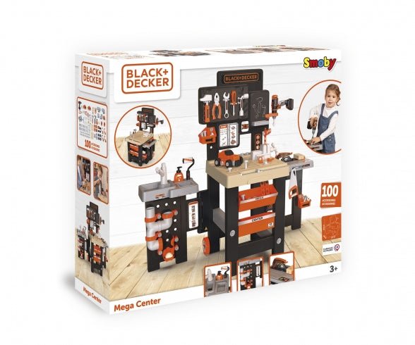 Smoby Black + Decker Mega Center speelgoed werkbank - Azzura Pool