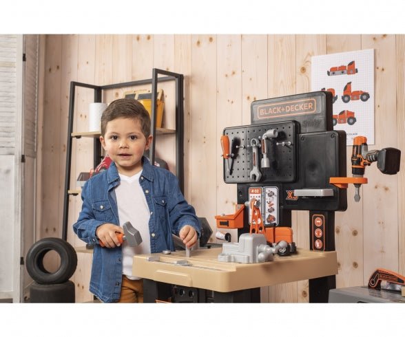 Smoby Black + Decker Mega Center speelgoed werkbank - Azzura Pool