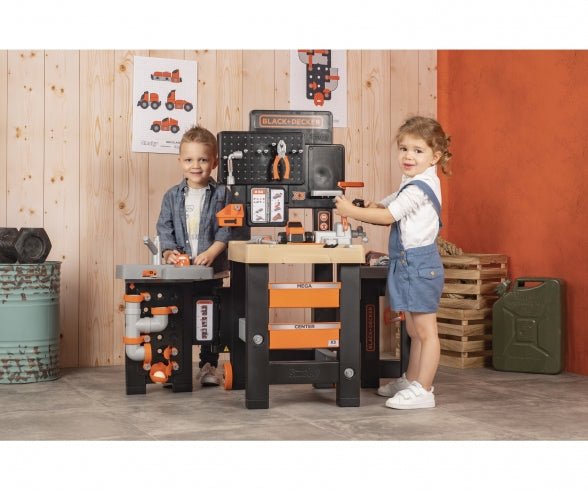 Smoby Black + Decker Mega Center speelgoed werkbank - Azzura Pool