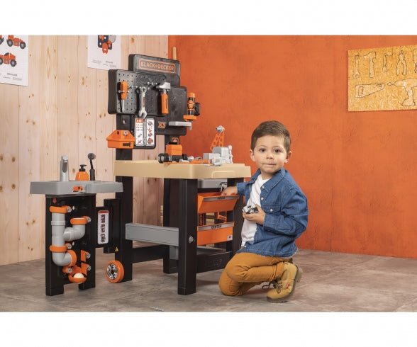 Smoby Black + Decker Mega Center speelgoed werkbank - Azzura Pool