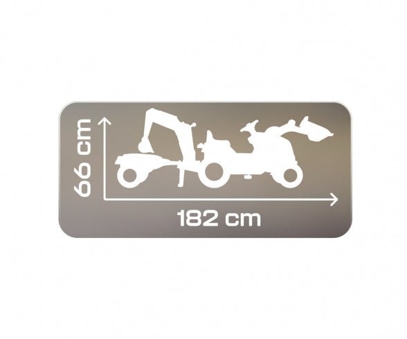 Smoby Builder Max tractor + aanhangwagen - Azzura Pool