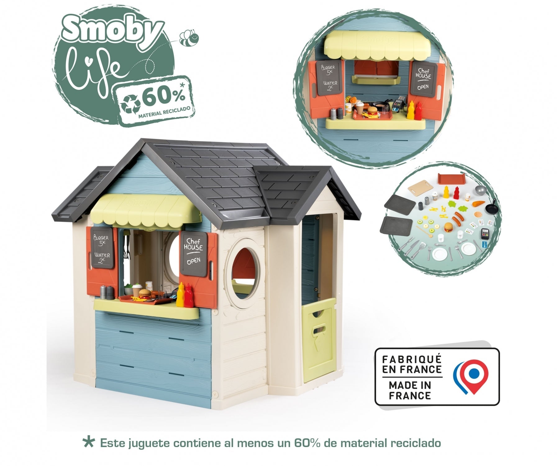 Smoby Chef House speelhuis - Azzura Pool