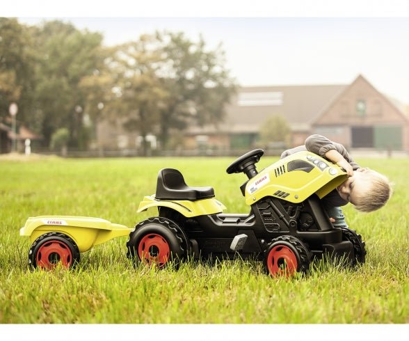 Smoby Claas Farmer Xl Traktor + Aanhangwagen - Azzura Pool