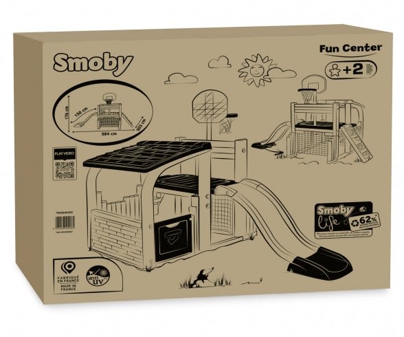 Smoby Fun Center speelhuis - Azzura Pool
