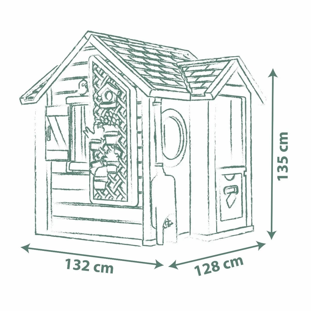 Smoby Garden House speelhuis - Azzura Pool